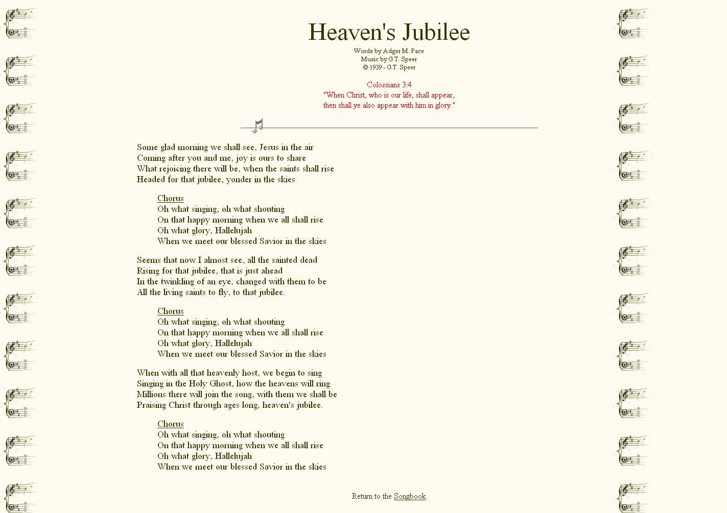 36. Heaven's Jubilee